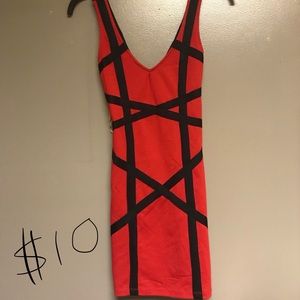 Sexy Red Dress - Size Medium